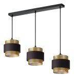 Ledvance Decor Hornet Suspension Luminaire Linéaire Noir | Convient pour 3x E27
